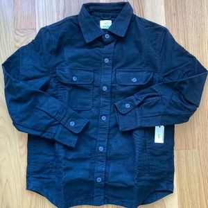 Save khaki CPO moleskin black overshirt jacket size M NEW